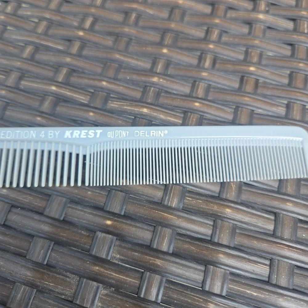 Vintage Krest Silver Edition #4 Comb DuPont Delrin Measuring Sections